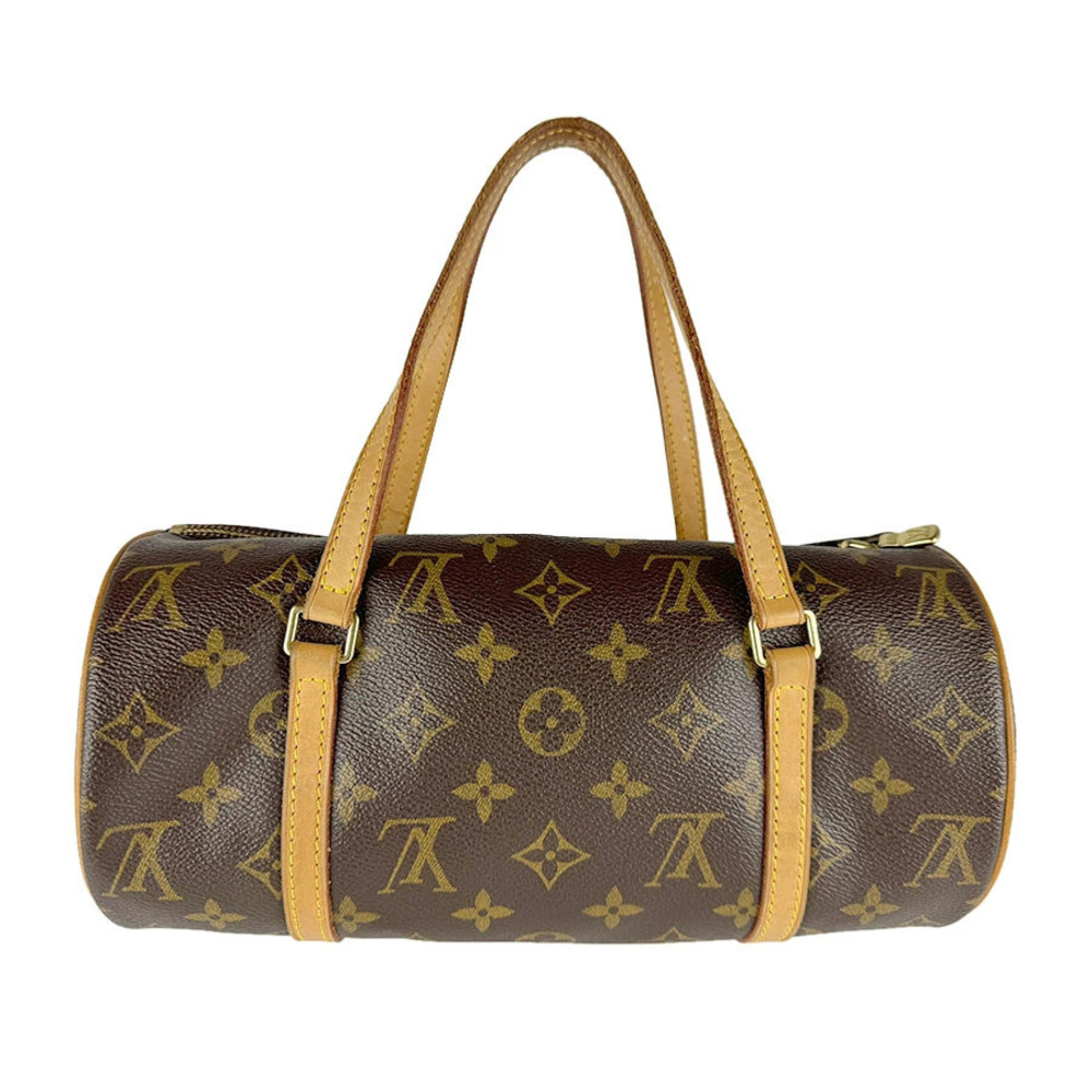 Louis Vuitton Papillon Monogram Canvas Tote Bag Gold Brown